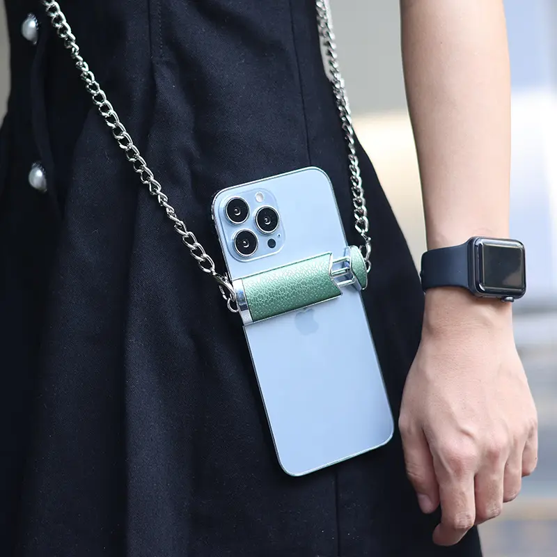 Metal Phone Crossbody Chain Back Splint