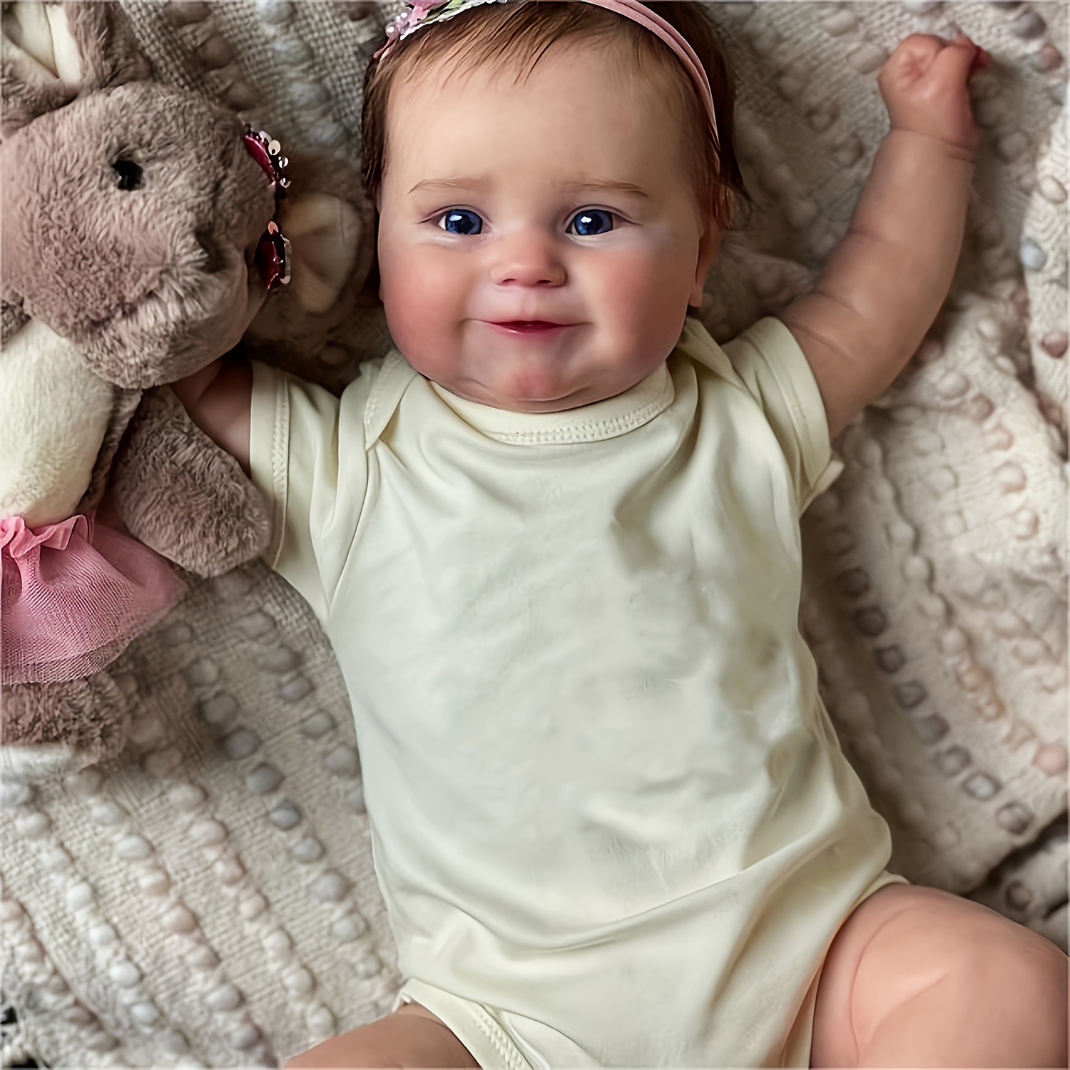 Handmade Reborn Doll 18-inch Yellow