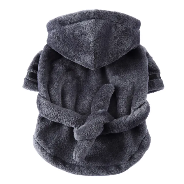 Pet Clothes Hotel Bath Towel Dog Cat Bathrobe Yp01C Gray - Shop at LoveMi