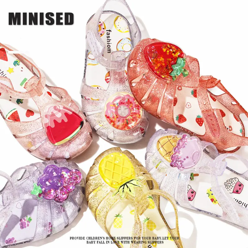 Meli Crystal Shoes Fruit Soft Bottom Roman