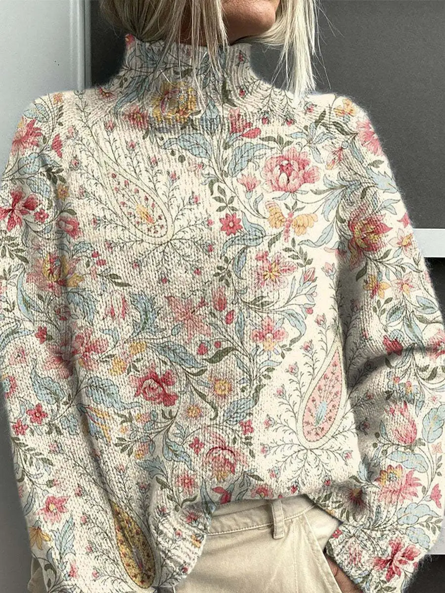 Women's Abstract Printing Casual Cardigan Sweater - Style 40-5Xl