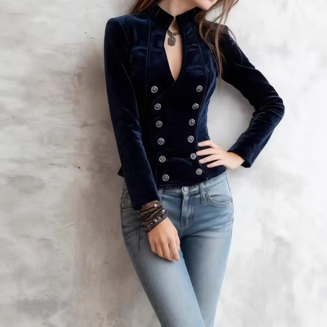 Womens Slim Fit Coat Fashionable Lapel