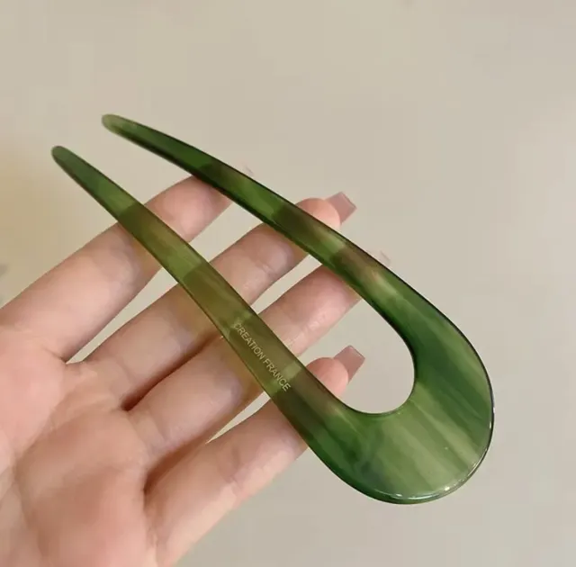 Women's Simple All match Hair Accessories Green 14Cm Thick - Shop at LoveMi