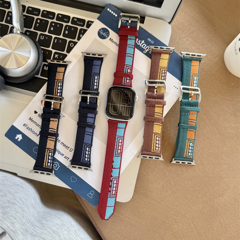 Knitted Jacquard Pin-buckle S10 Watch Strap