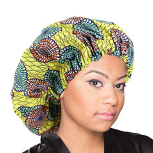 Bohemian Style Large Printed Hair Band Sleeping Hat - Image 33