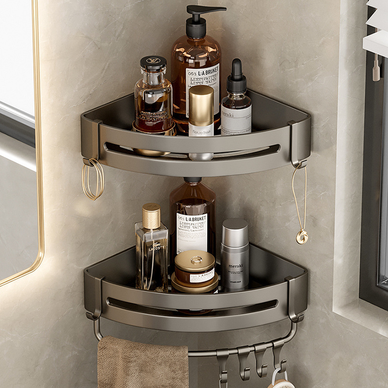 No-drill Wall-mounted Storage Rack For Bathrooms And Toilets