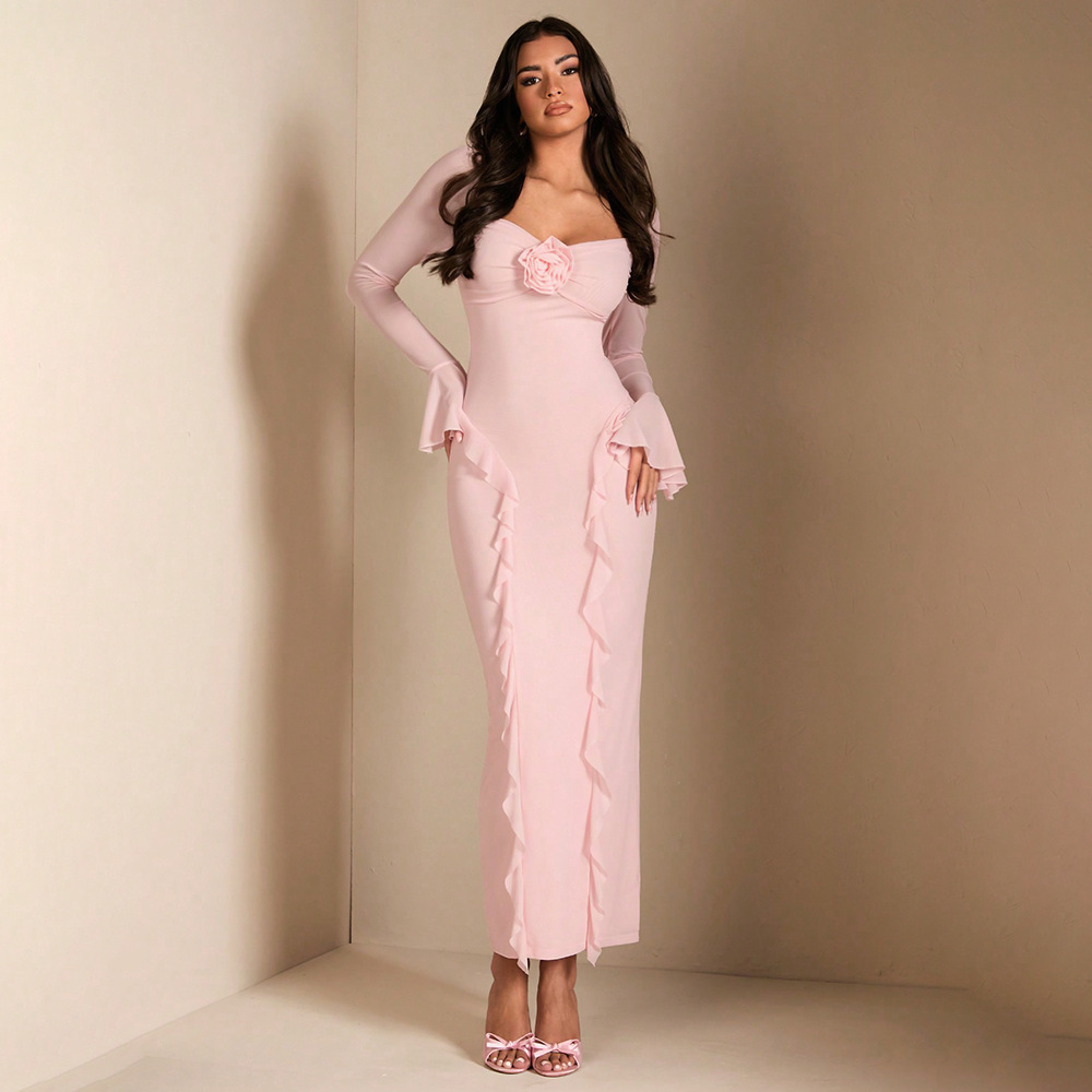 Fitted Waist Beach Cover-up Bikini Swimsuit Womens Beach Dress