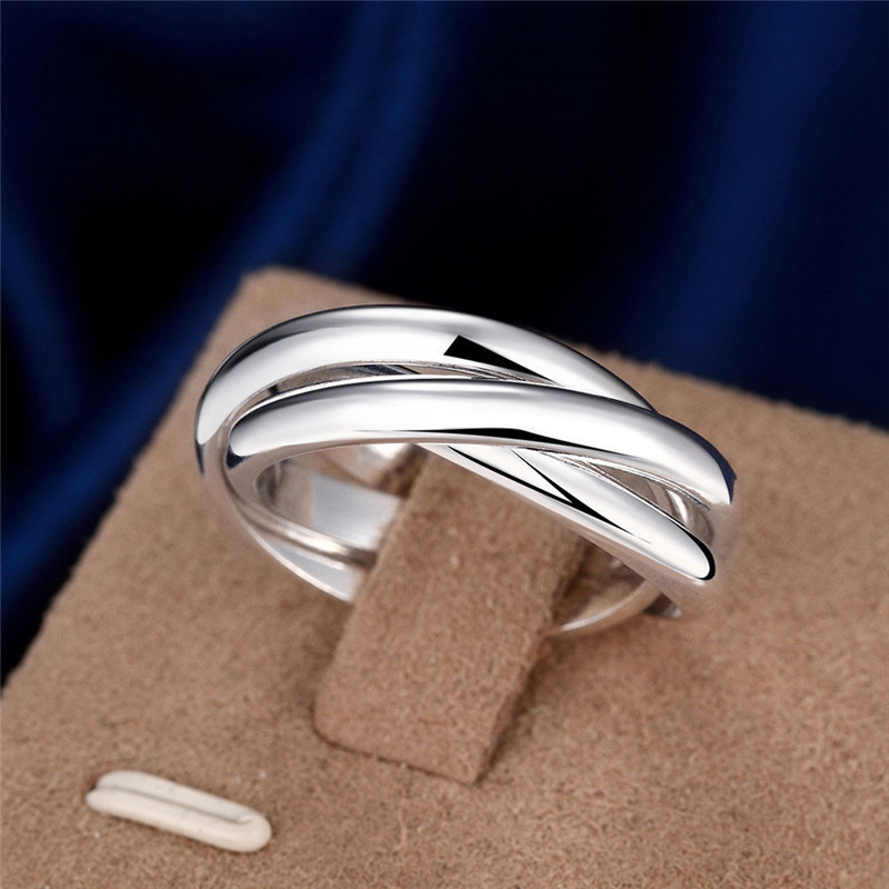 Creative Popular Glossy Three-ring Ring