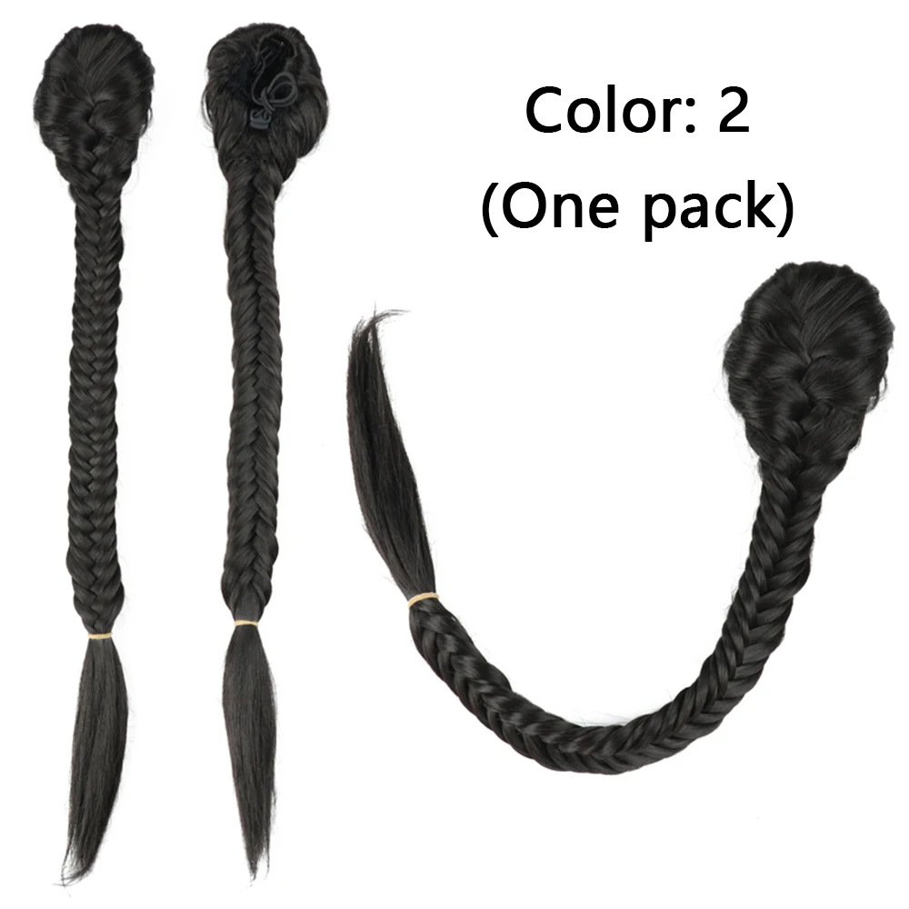 Synthetic Braided Fishtail Horse Tail Women's Wig 6