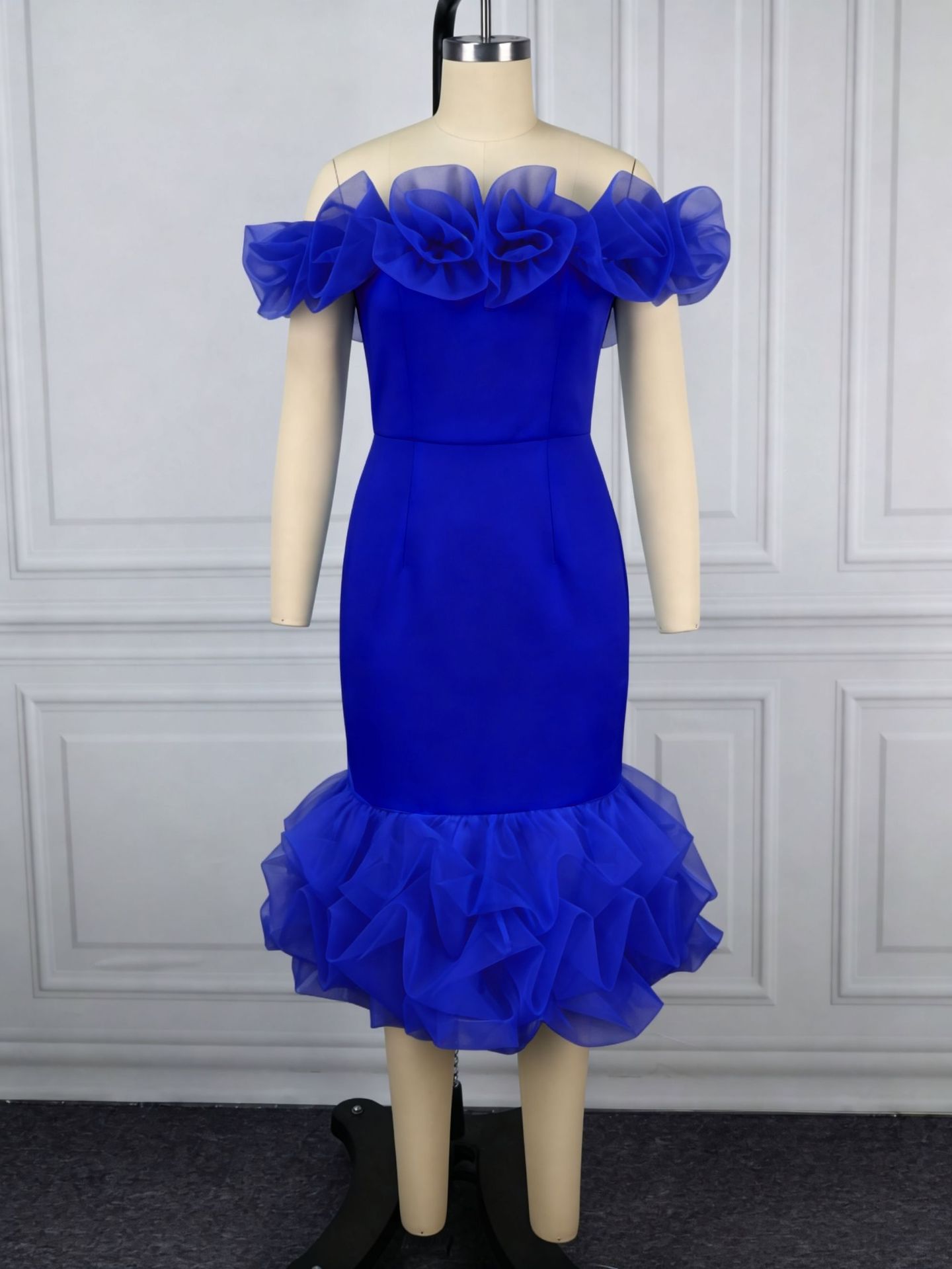 Off-the-shoulder Floral Party Dress 01e8648f B5c2 40eb A64d 34d97665d6ae