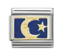 Santa Snowman Series Welding Module - 0568 Sh Star And Moon Face - View 1