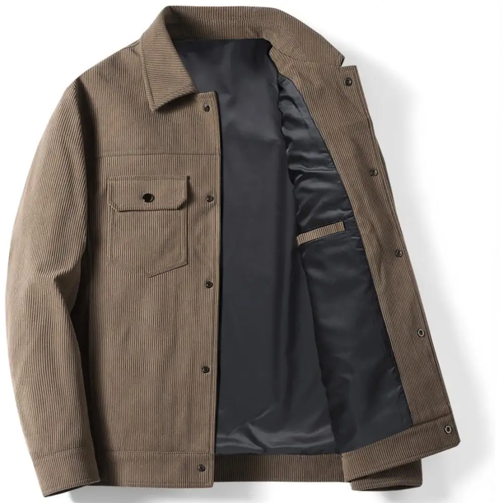 Corduroy Men's Business Jacket Workwear Casual Young and Middle-aged