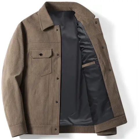 Corduroy Men's Business Jacket Workwear Casual Young and Middle-aged