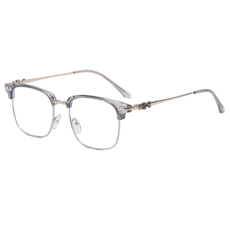 Men’s Business Versatile Metal Frame Flat Lens