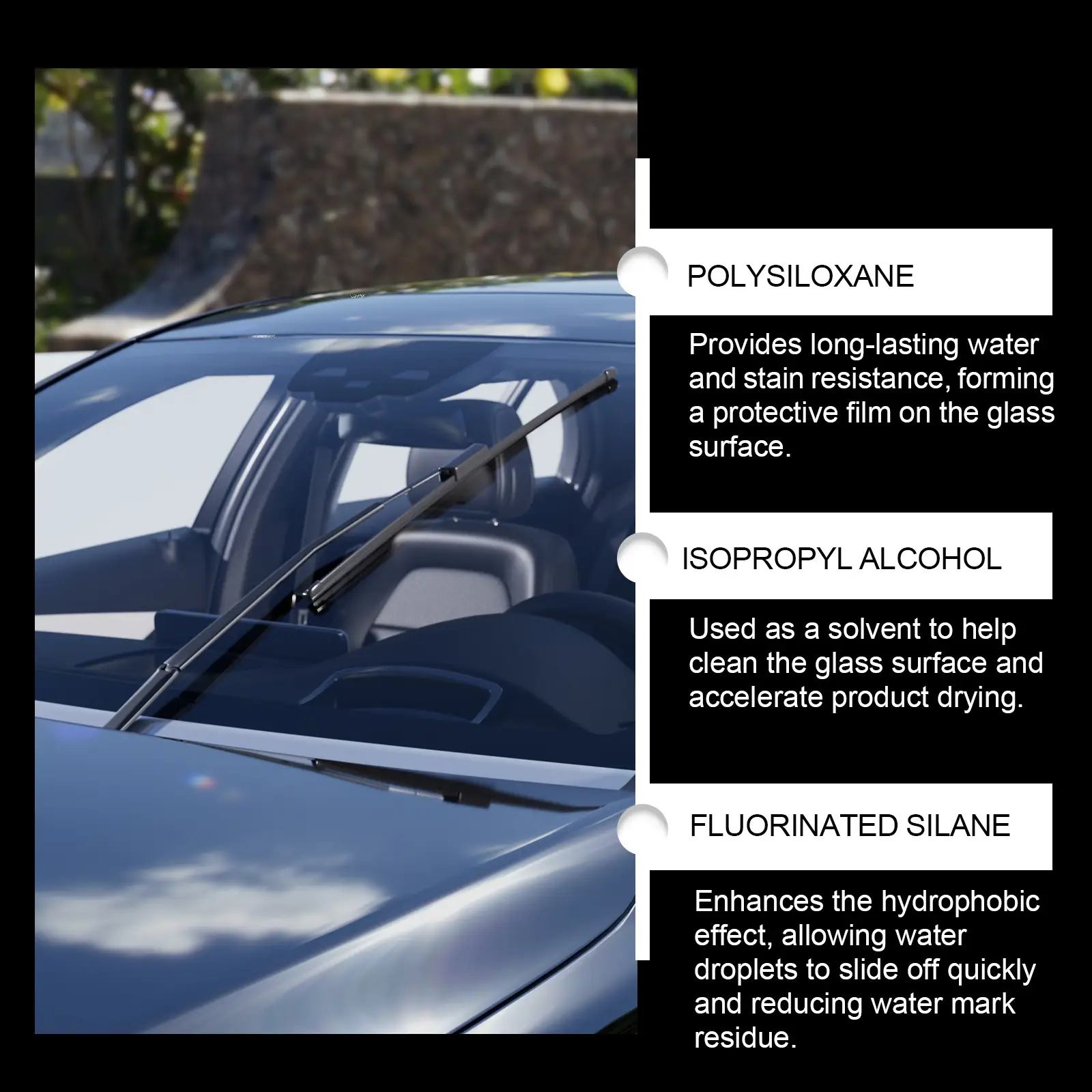 Car Windshield Window Decontamination Rainproof Cleaning Car Coating