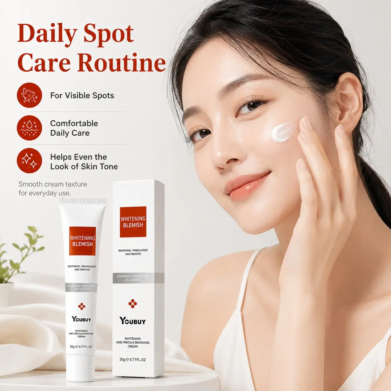 Brightening And Lightening Face Cream To Reduce