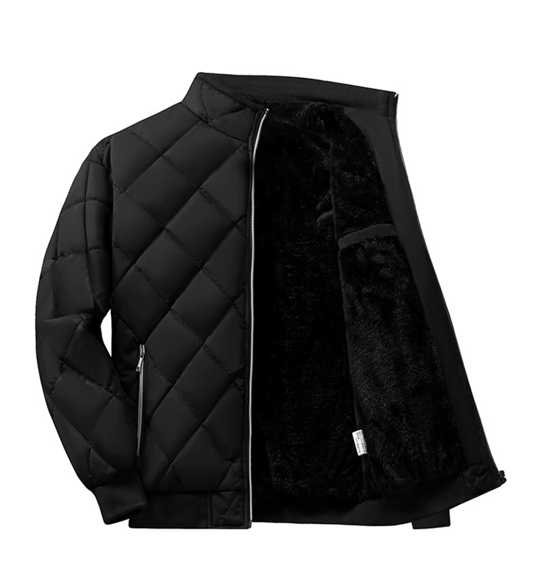 Men's Loose-Fit Fleece-Lined Winter Coat image 3