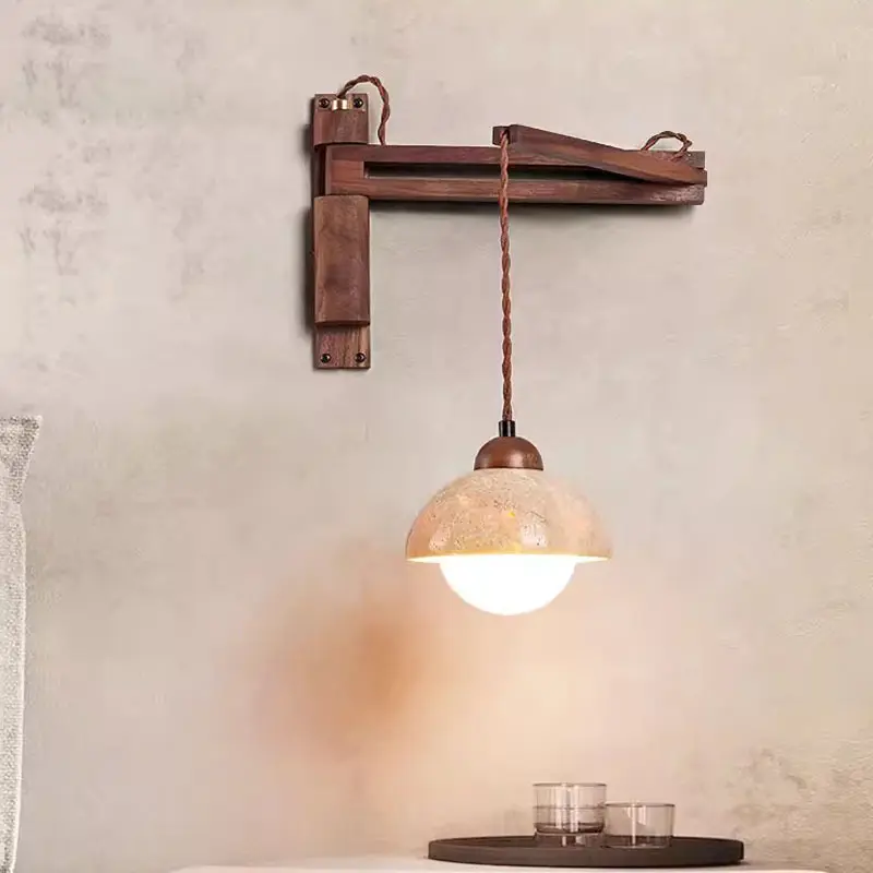 Yellow Cave Stone Wall Lamp Silent Style