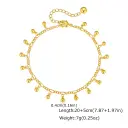Resort-style Copper Devil-eye Butterfly Zircon Anklet view 7