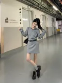 Gray Dress