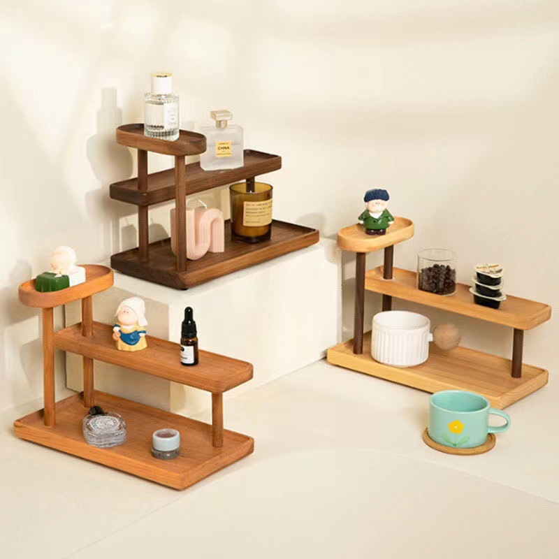 Title 7, Simple Household Multi-layer Wooden Dressing Table