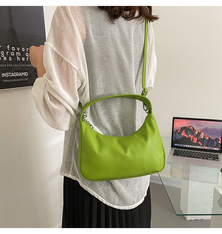 Title 27, Simple Candy Color One Shoulder Underarm Bag Cr...