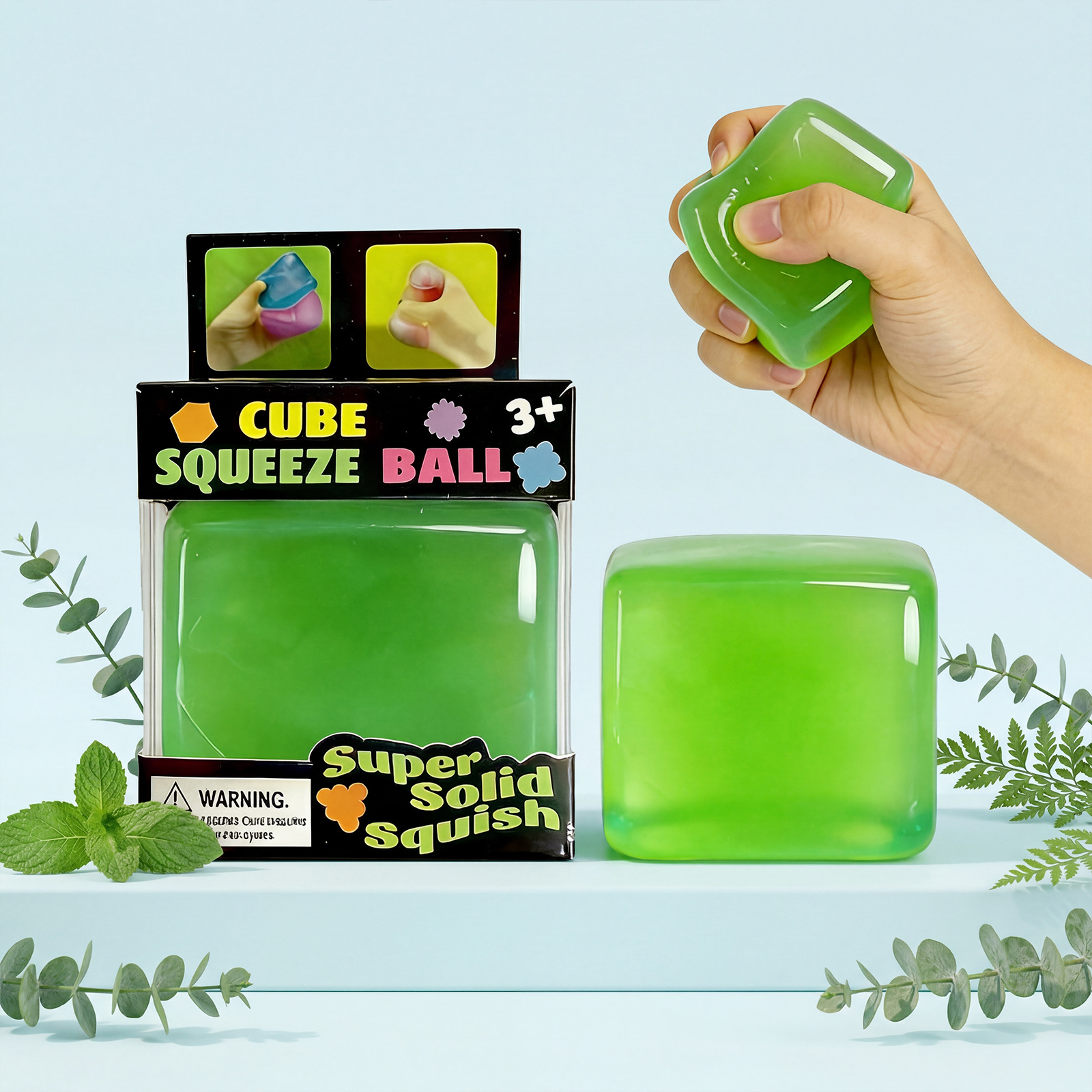 Mini Square Decompression Squeeze Toy Casual Small Toy