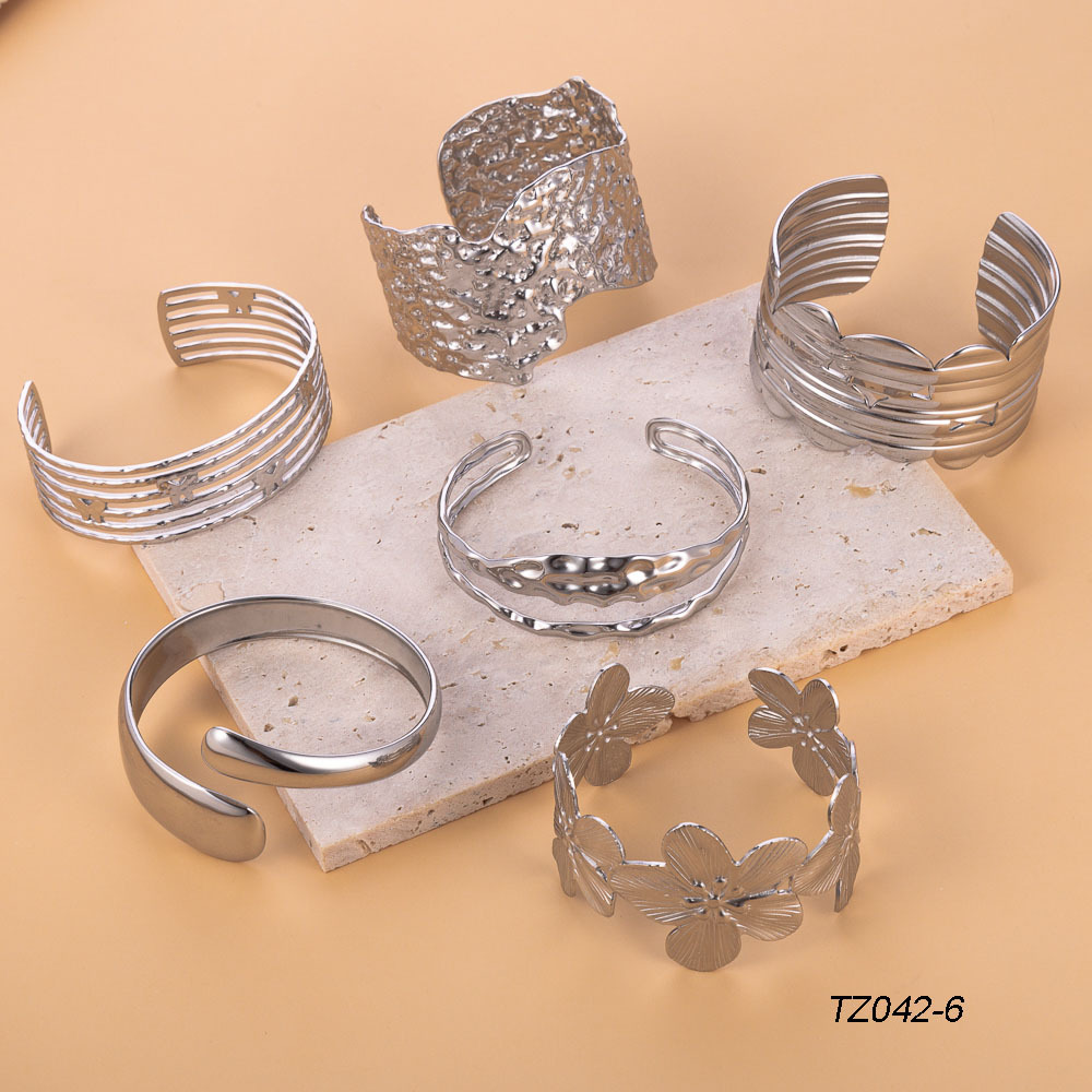 Womens Fashionable Vintage Stainless Steel Bracelet