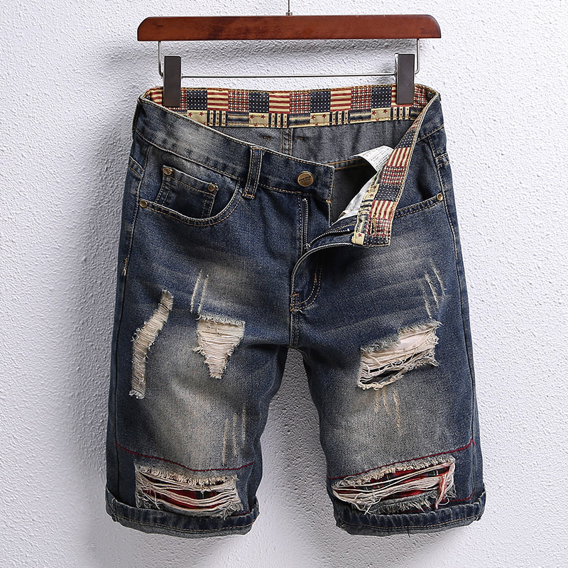 Fashionable Driven Trendy Patchwork Shorts 11
