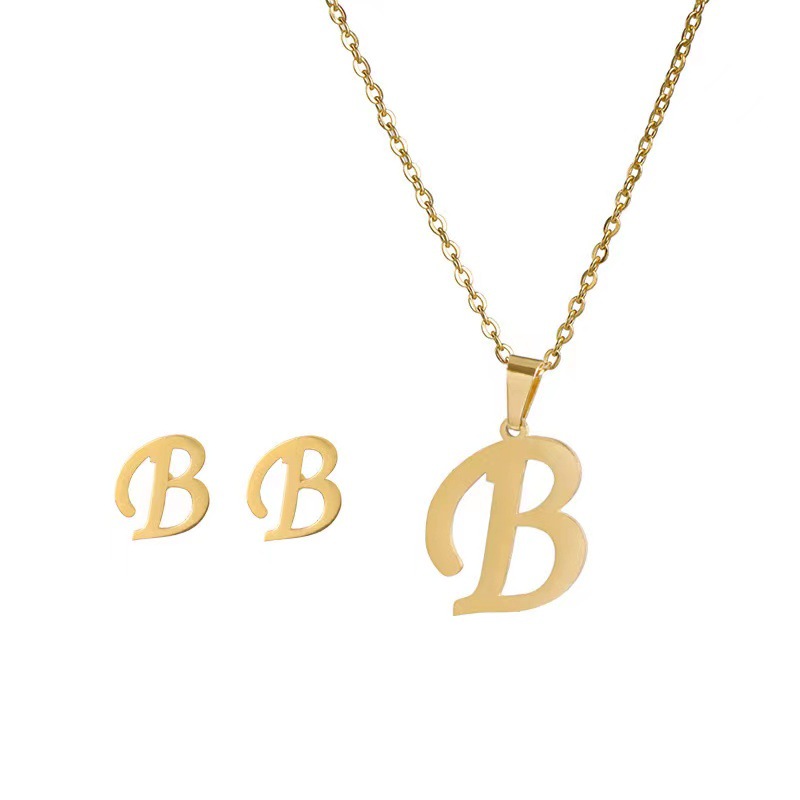 26 Letter Necklace European And American Popular