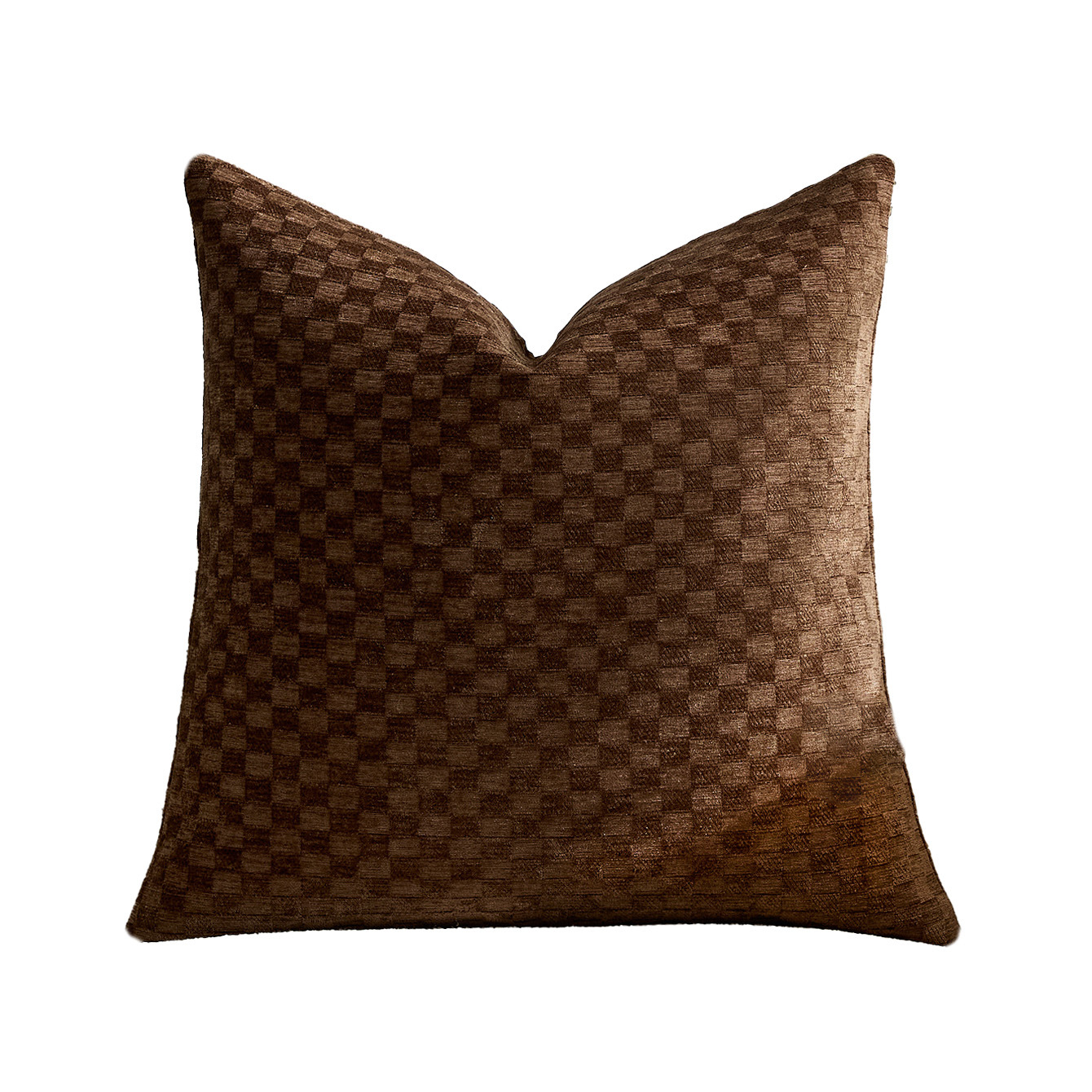 Chenille Three-dimensional Small-check Throw Pillow Sofa Cushion Cover Solid Color — foto 4