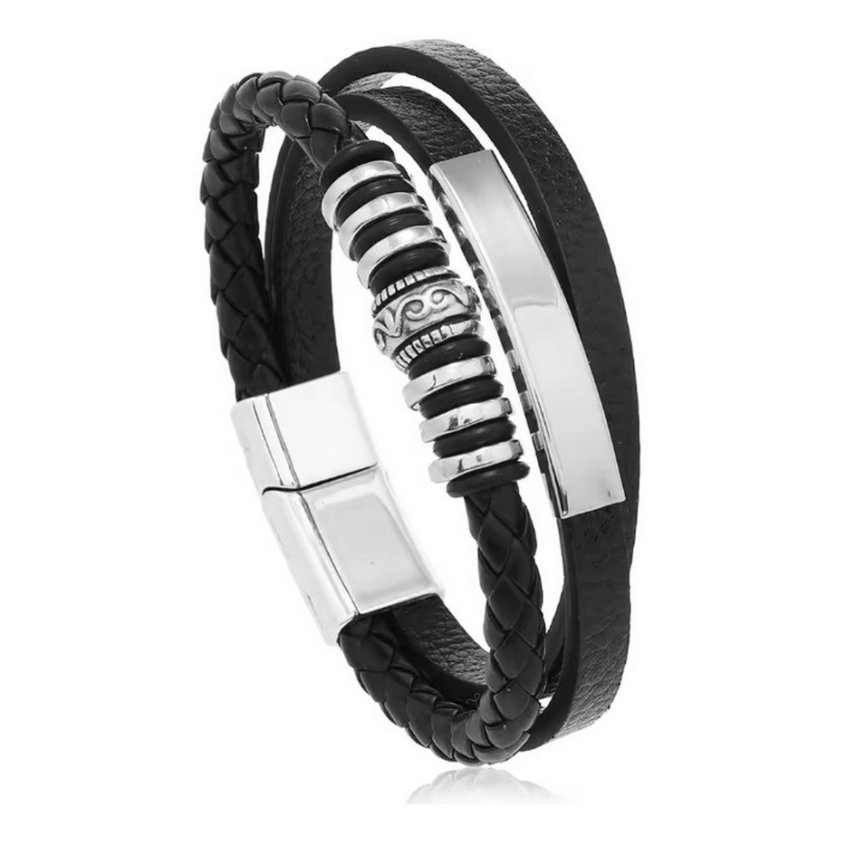 Leather Woven Bracelet, picture 4 of 6