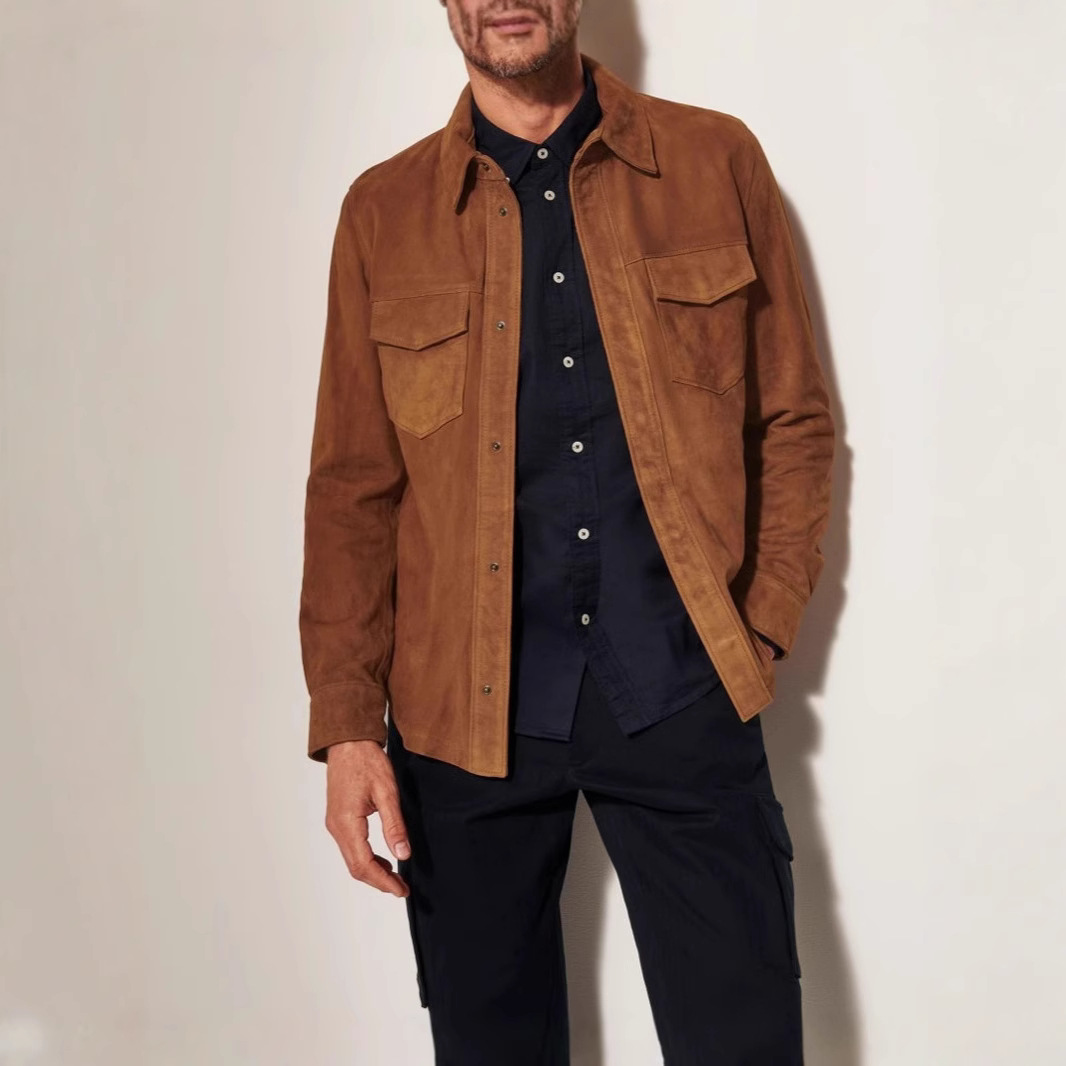 $23.24 Noah Suede Shirt Jacket Men's Coat
