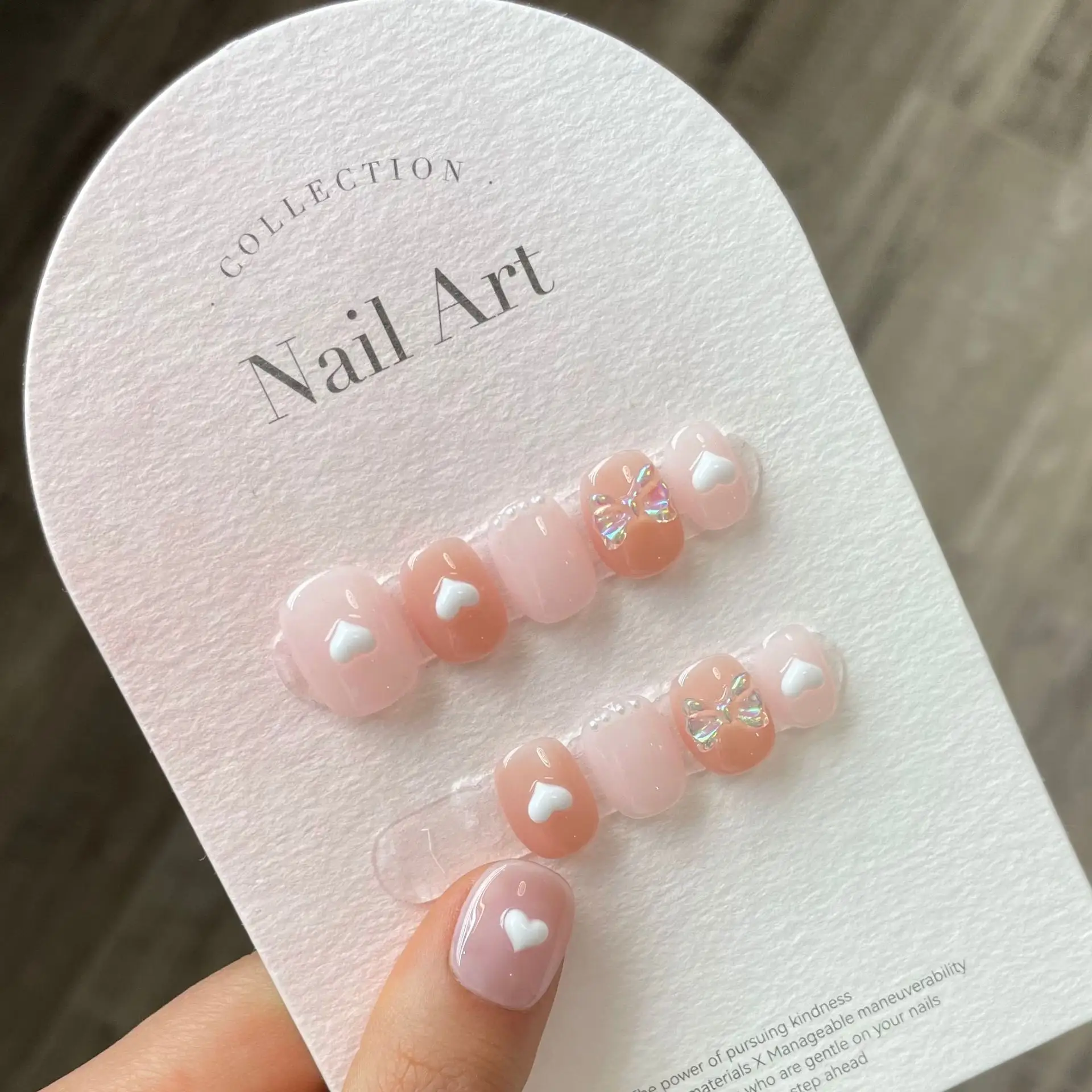 Handmade Wear Nail Stickers Short Cute Wild