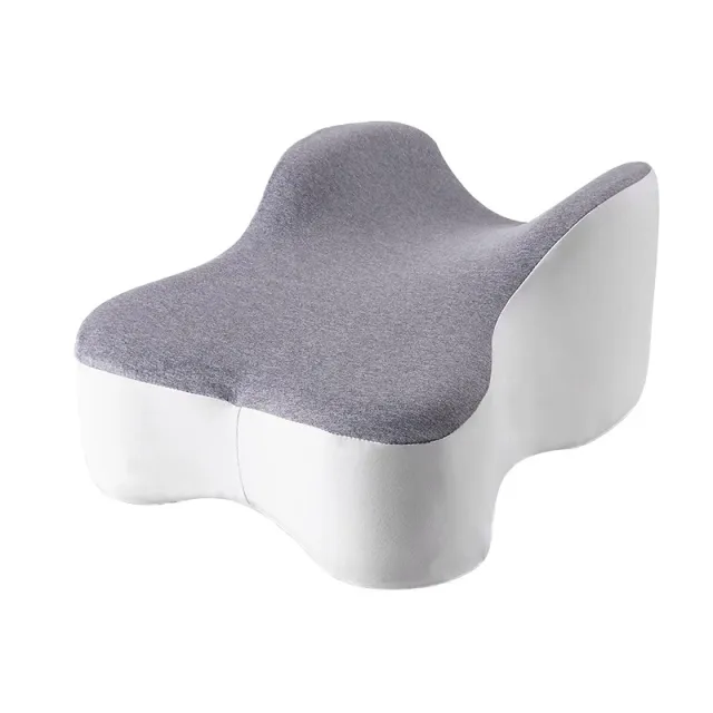 Memory Foam Large Pure Cotton Leg hugging Pillow Gray - Shop at LoveMi