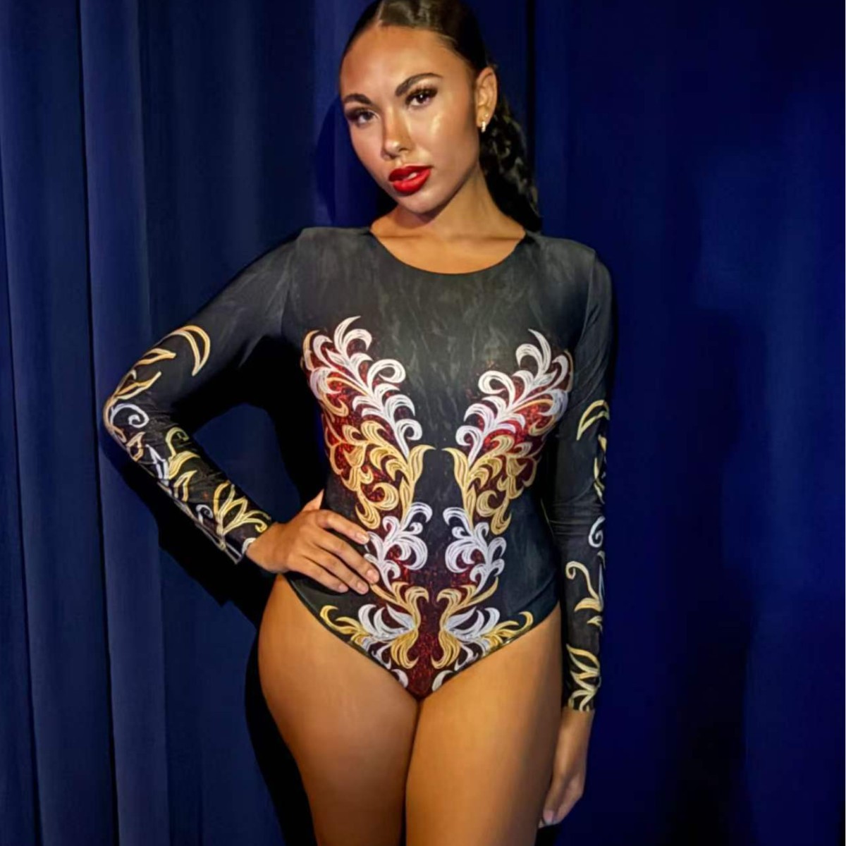 Night Sky Element One-Piece Swimsuit