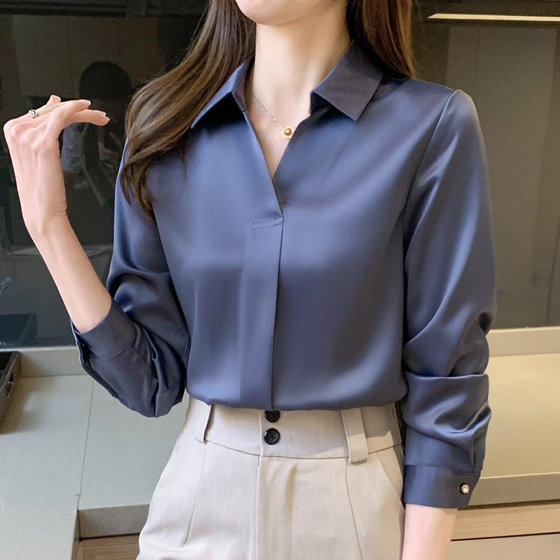 Spring And Autumn Chiffon Shirt Women's Clothing - Image 6