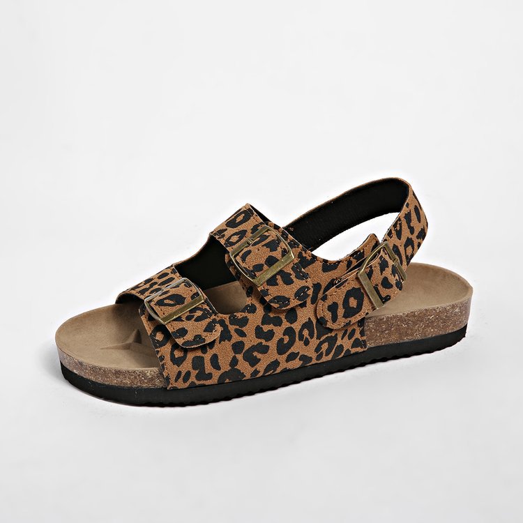 Soft-soled Flip-flops With A Belt Buckle Sandal