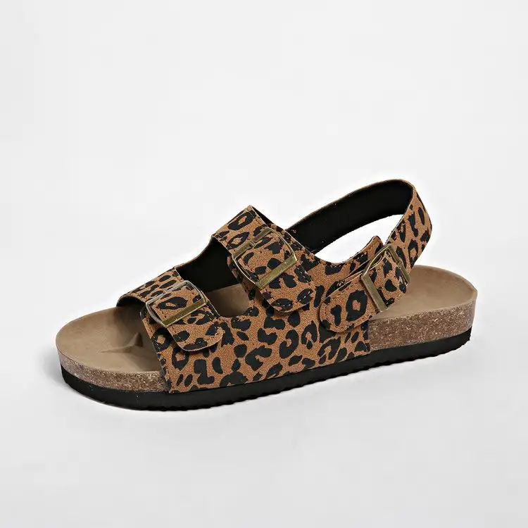 Soft-soled Flip-flops With A Belt Buckle Sandal
