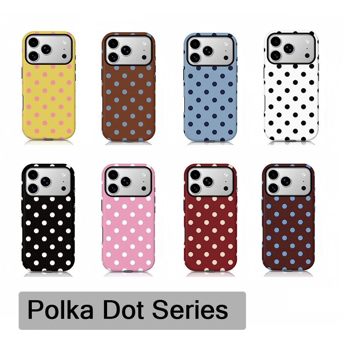 Creative And Minimalist Polka-dot Silicone Protective Case