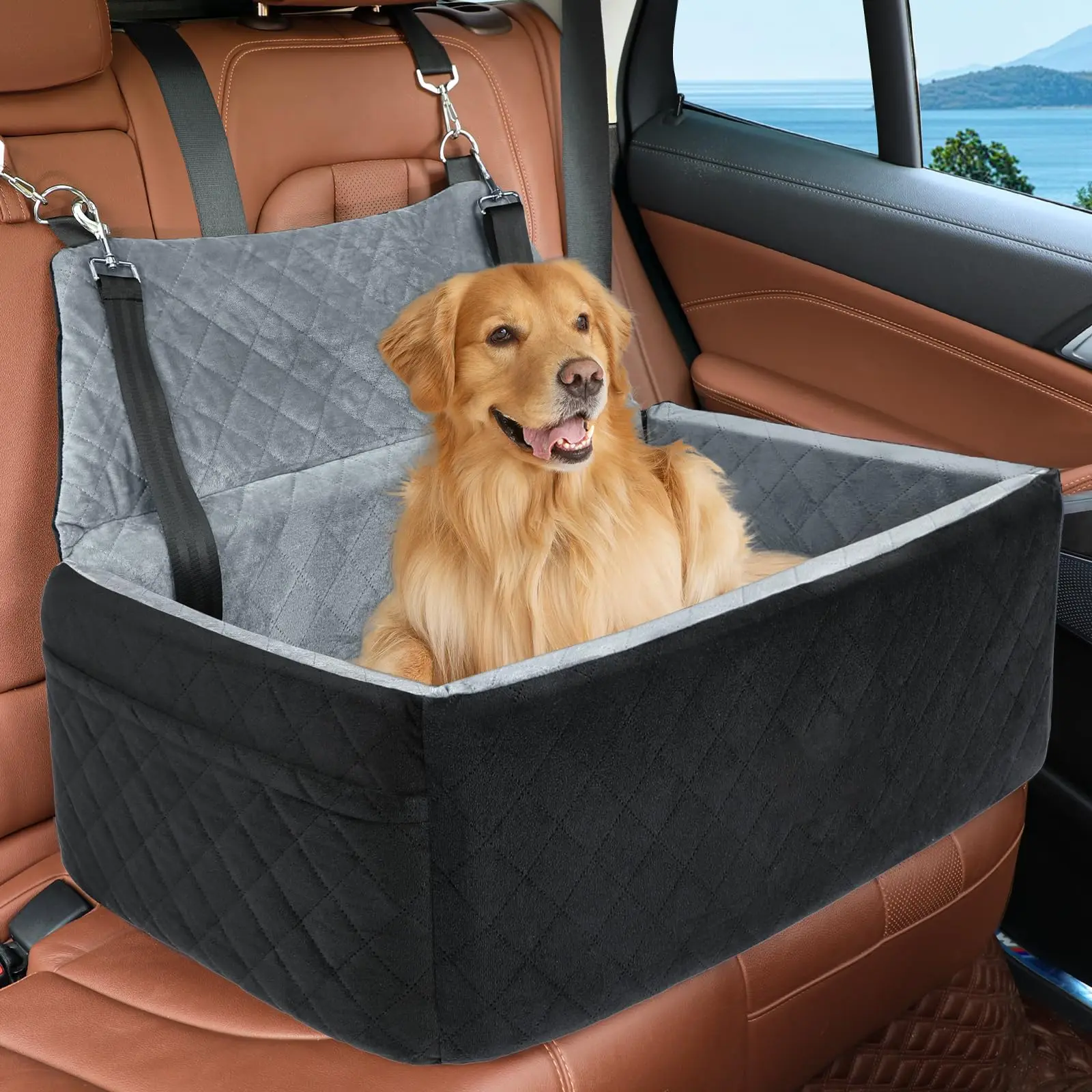 Nylon Car Rear Doghouse Fully Removable