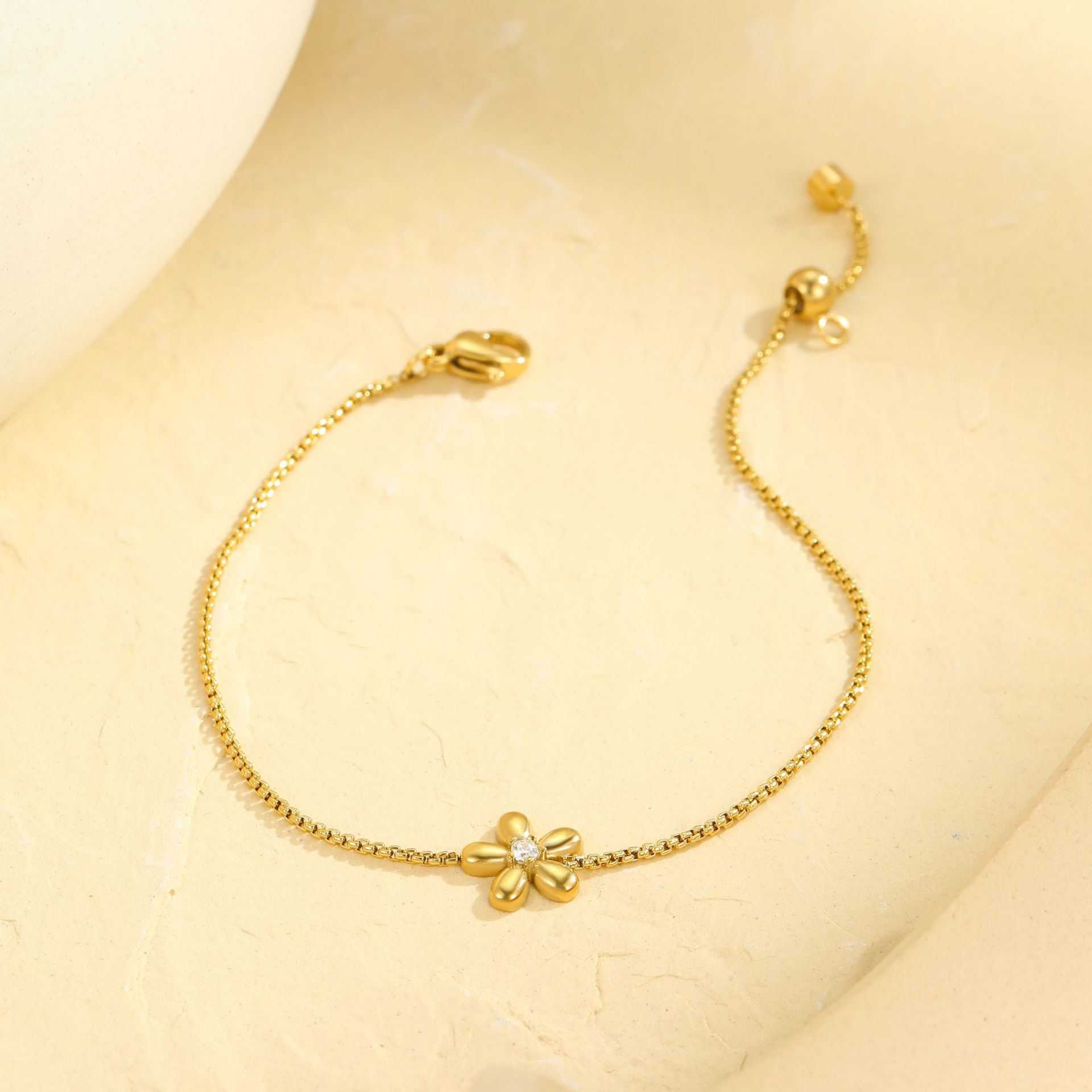 Stainless Steel Petal Bracelet, picture 2 of 5