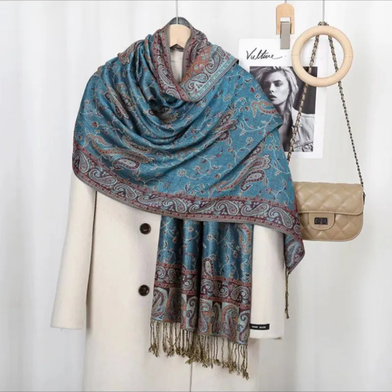 Bohemian Vintage Tassel Cashew Embroidery Ethnic Style Talma - Haqing