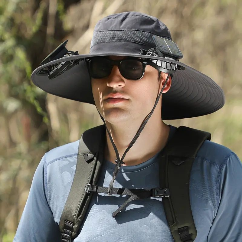 Long Endurance Lithium Battery Fan Solar Charging
