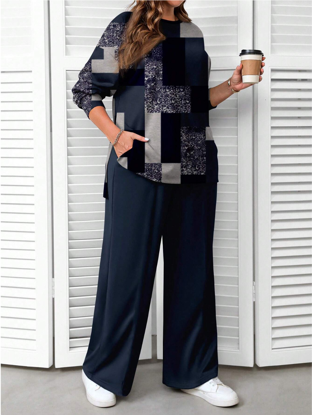 Loose Oversized Set Casual Comfortable Two-piece - Image 11