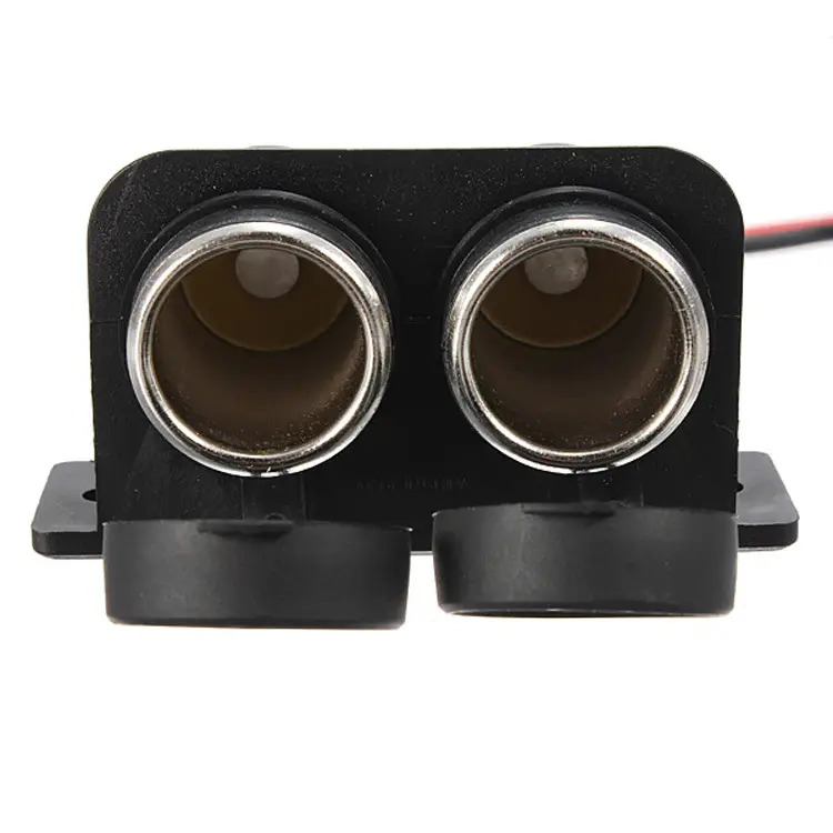 Dual-hole Car Cigarette Lighter Socket