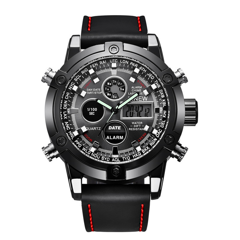 Men's Fashion Belt Multi-functional Watch