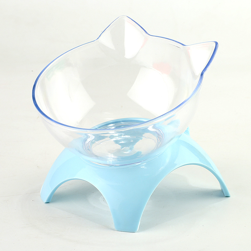 Single Cat Bowl Blue