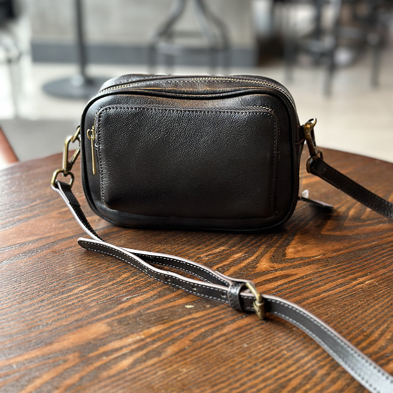 Full-Grain Leather Crossbody Bag, picture 7 of 7