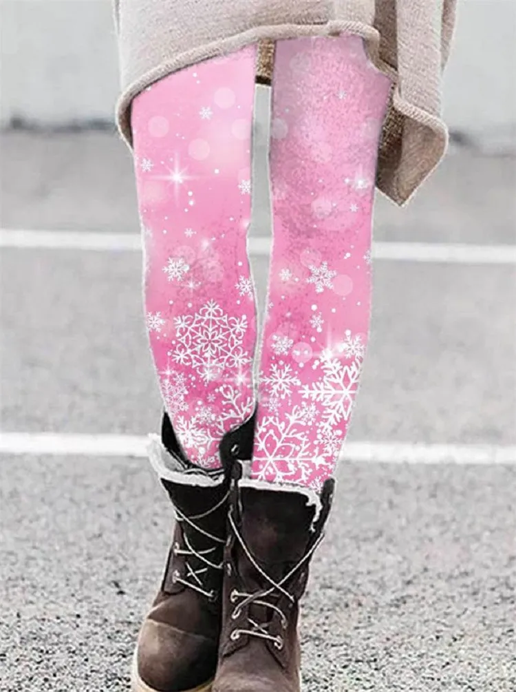 Fashion Pattern Elastic Leggings Trendy Women - Color 6 As In The Picture-Xl